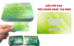Tem Nhãn - Thẻ cào trúng thưởng size 5x8 cm-Bloc lẻ 100 - sỉ 1000 thẻ - Chọn mẫu hoặc theo thiết kế