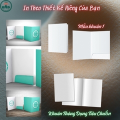 Folder (bìa hồ sơ)-Bloc 10/Bloc 100 chọn mẫu khuôn & in theo thiết kế
