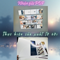 Tờ rơi (Flyer) A4 hoặc 30x80cm - Catalogue A4 - Bloc chuẩn 1 tờ hoặc 1 quyển- in theo thiết kế với chuẩn quy cách mô tả