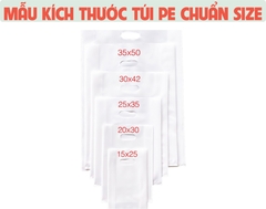 Túi nylon PE hột xoài-Block 5kg-chọn mẫu in tên