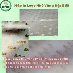 Giấy gói chống ẩm cho quần áo-giầy dép-túi thời trang chuẩn size in logo 65x86cm (kiểu gói trọn bộ lớn)