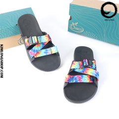 Dép Chaco Men's Chillos Slides - Dark Tie Dye JCH108033