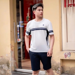 Áo Phông Nam Gà LN6SHT30MV-WH