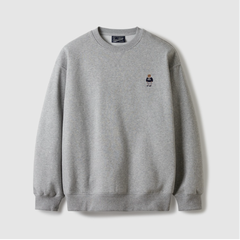 Set Quần Áo WHOAU Nỉ Sweater Steve Màu Ghi [ WHMWE4T11U-00 ]