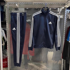 Set Quần Áo Adidas Primegreen Essentials 3-Stripes Track Navy Poly [ GK9658 ]