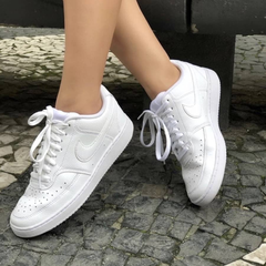 Giày Nike Court Vision Next Nature White Logo Black [ DH3158 100 ]