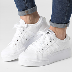 Giày Adidas Nizza Platform Triple White [ FV5322 ]
