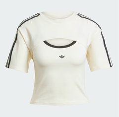 Áo Adidas Cutout Cali White [ JJ3090 ]
