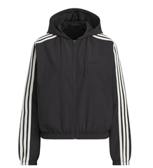 Áo Adidas Official Genuine W 3S JKT1 Casual Hooded Black [ JN0757 ]