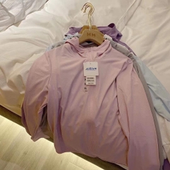Áo Chống Nắng Uniqlo Màu Hồng Nhạt