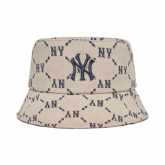 Mũ MLB Bucket Hat Monogram Diamond NY Yankees [3AHTM032N-50BGS]