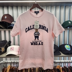 Áo WHOAU Steve Patch Tee Shirt Pink [ WHRAD2312U-01 ]