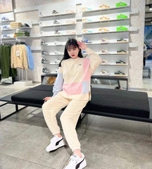 Set Quần Áo Puma Forever Better Màu Be [ 535366 99 ]