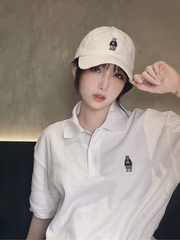Áo Polo WHOAU Steve Màu Trắng [ WHHAD2411U-00 ]