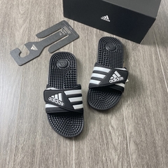 Dép Adidas Adissage Black White (F35580)