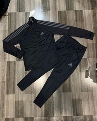 Set Quần Áo Adidas Sereno Cut Aeroready Black Grey [ H28916 ]