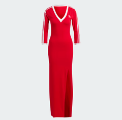 Váy Adidas Adicolor Classics 3-Stripes Maxi Dress Red [ II0750 ]