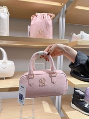 Túi MLB NY Classic Monogram Jacquard Boston Màu Hồng [ 7ACRMD55N 50PKM ]