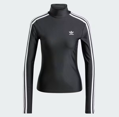 Áo Adidas Adicolor 3-Stripes Turtleneck Long Black [ IZ3200 ]