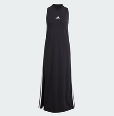 Váy Adidas Essentials 3-Stripes Long Racerback Dress Black [ JE1208 ]