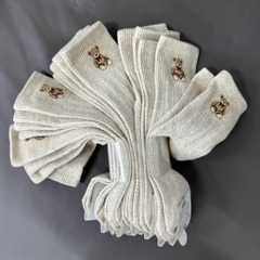 Tất Hàn Quốc Vivid Color Bear Beige