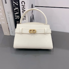 Túi Charles & Keith Aubrielle Metallic-Buckle Top Handle Bag - Cream [ CK2-50270880 ]