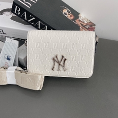 Túi MLB Monogram Hoodie NY Yankees Màu Trắng [32BGPB111-50I]