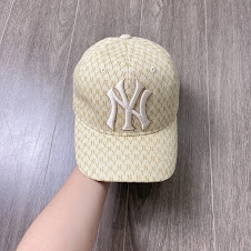 Mũ MLB Lưỡi Trai NY màu Vàng [ 32CPFB111-50B ]