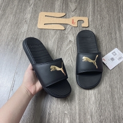 Dép Puma Cool Cat Black Gold LOGO 381704-05