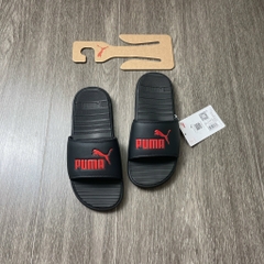 Dép Puma Slides Black Red Logo 371023-02