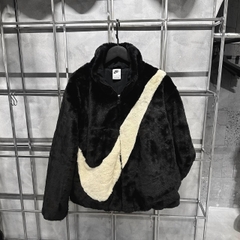 Áo Nike Lông Sportswear Faux Fur Jacket Black [ DO3792 010 ]