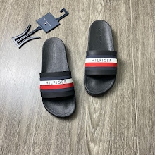 Dép Tommy Hilfiger Riker Black