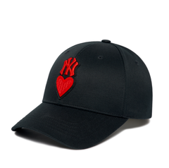 Mũ MLB Heart Ball Cap NY Yankees Red Black [ 3ACPH032N-50BKS ]