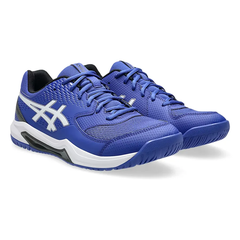 Giày Asics Tennis/Pickleball Gel Dedicate 8 Dark Cobalt White [ 1041A408-402 ]