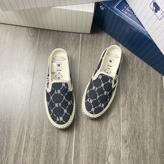 Giày MLB MULE DIA MONOGRAM Màu Đen Mới [ 3AMUMDB2N 50BKS ]