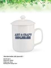 Cốc Quai số 7- Quà tặng gốm sứ Bát Tràng