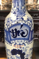 Lộc bình Phúc Đức 1.55cm Gốm sứ Bát Tràng cao cấp