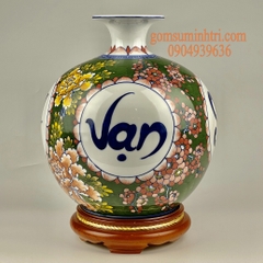 Bình hút tài lộc Vạn Sự Như Ý cao 30cm