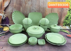 Bộ đồ ăn men Ngọc SET 01 - gốm sứ Bát Tràng cao cấp