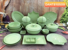 Bộ đồ ăn men Ngọc SET 04 - gốm sứ Bát Tràng cao cấp