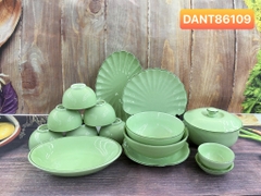 Bộ đồ ăn men Ngọc SET 9 - gốm sứ Bát Tràng cao cấp