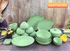 Bộ đồ ăn men Ngọc SET 10 - gốm sứ Bát Tràng cao cấp