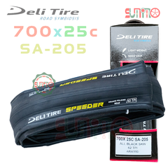 Vỏ gấp DELI SA-205 Aramid 62TPI gắn xe đạp đua