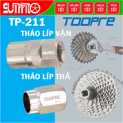 Cảo líp xe đạp TOOPRE TP-211 thép xi bạc