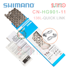Sên xe đạp SHIMANO HG901 Japan Quick link 11speed chính hãng