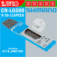 [Japan chính hãng] Sên xe đạp SHIMANO LG500 quick link 9/10/11speed