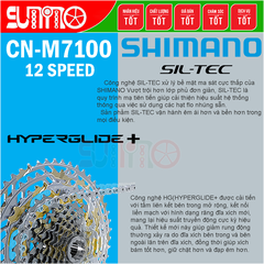 [Japan chính hãng] Sên xe đạp SHIMANO M7100 quick link 12speed