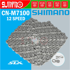 [Japan chính hãng] Sên xe đạp SHIMANO M7100 quick link 12speed