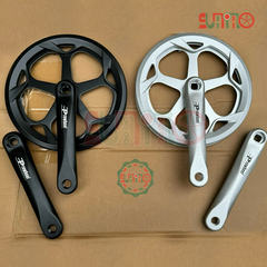 Giò dĩa cốt vuông 1 tầng PROWHEEL nhôm dĩa thép chắn dĩa 2 mặt