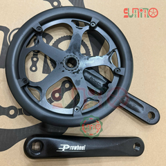 Giò dĩa cốt vuông 1 tầng PROWHEEL nhôm dĩa thép chắn dĩa 2 mặt